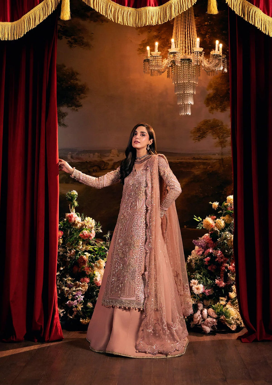 ELAF Premium Serenade Unstitched Organza 3Pc Suit EHM-03 VALENTINA