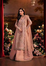 ELAF Premium Serenade Unstitched Organza 3Pc Suit EHM-03 VALENTINA