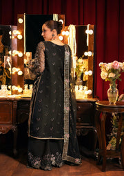 ELAF Premium Serenade Unstitched Organza 3Pc Suit EHM-05 MASQUERADE