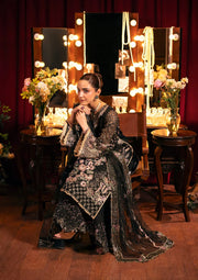 ELAF Premium Serenade Unstitched Organza 3Pc Suit EHM-05 MASQUERADE