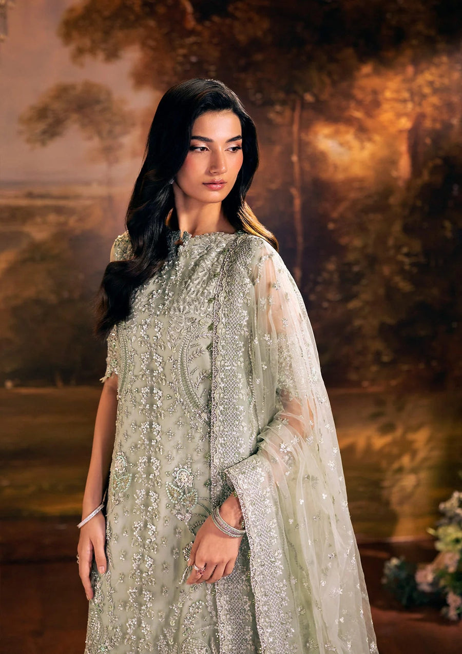 ELAF Premium Serenade Unstitched Poly Net 3Pc Suit EHM-08 ELYSIA