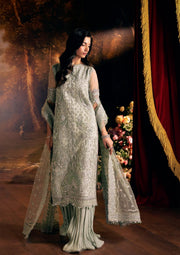 ELAF Premium Serenade Unstitched Poly Net 3Pc Suit EHM-08 ELYSIA