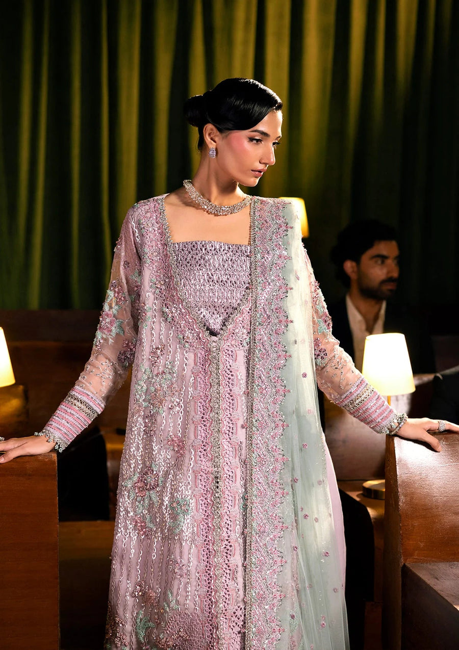 ELAF Premium Serenade Unstitched Organza 3Pc Suit EHM-09 OPHELIA