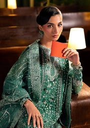 ELAF Premium Serenade Unstitched Organza 3Pc Suit EHM-10 VERDELLA-