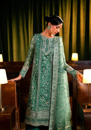 ELAF Premium Serenade Unstitched Organza 3Pc Suit EHM-10 VERDELLA-