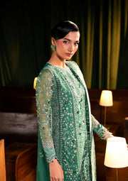 ELAF Premium Serenade Unstitched Organza 3Pc Suit EHM-10 VERDELLA-