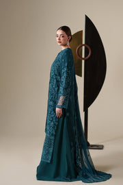 Emaan Adeel Nouvelle Embroidered Chiffon Unstitched 3Pc Suit - EIRA