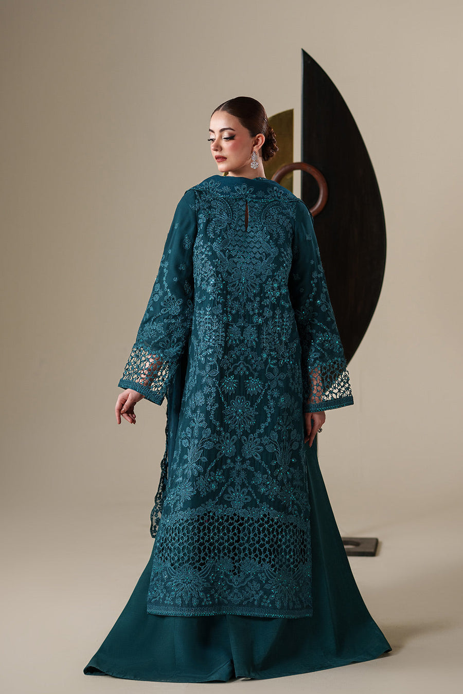 Emaan Adeel Nouvelle Embroidered Chiffon Unstitched 3Pc Suit - EIRA