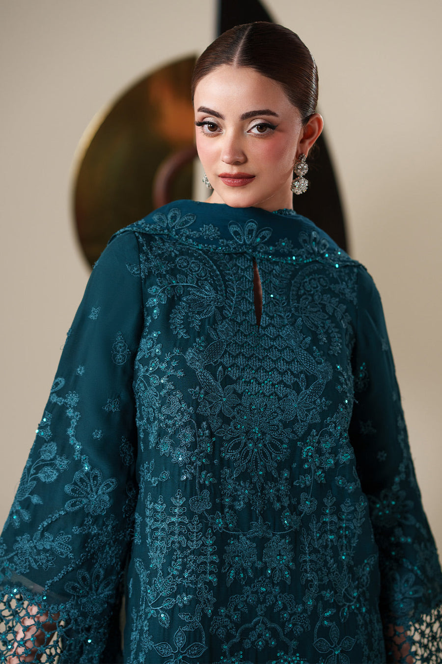 Emaan Adeel Nouvelle Embroidered Chiffon Unstitched 3Pc Suit - EIRA