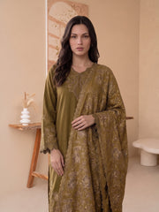 Viana by Sanam Saeed Embroidered Karandi Unstitched 3Pc Suit - EIRA