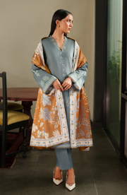 Bellini by Seran Embroidered Khaddar Unstitched 3Pc Suit D-01 EIRENE