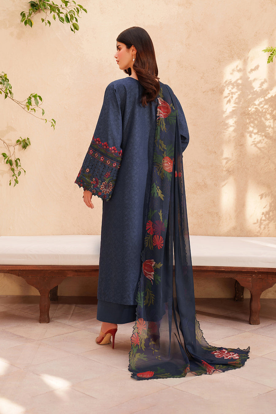 IZNIK Eid Lawn Unstitched Embroidered 3Pc Suit EL-01