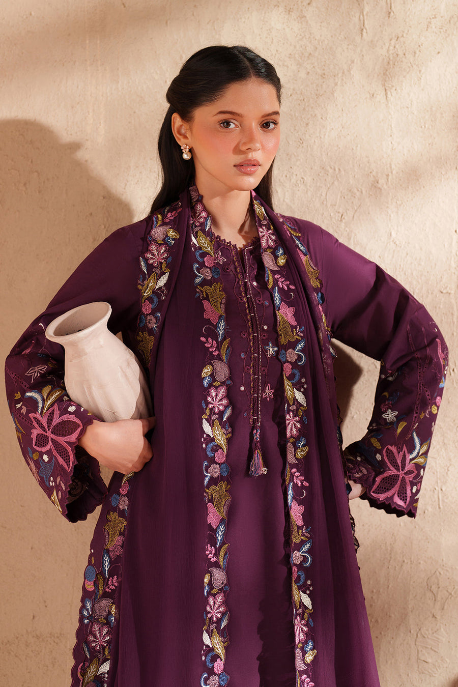 IZNIK Eid Lawn Unstitched Embroidered 3Pc Suit EL-03