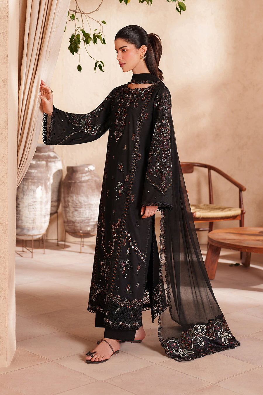 IZNIK Eid Lawn Unstitched Embroidered 3Pc Suit EL-07