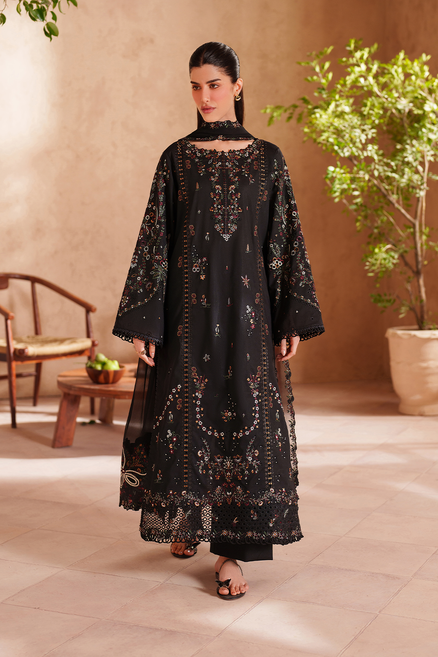 IZNIK Eid Lawn Unstitched Embroidered 3Pc Suit EL-07