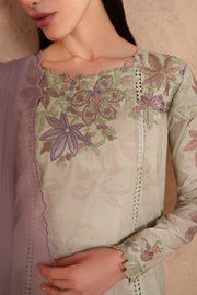 IZNIK Eid Lawn Unstitched Embroidered 3Pc Suit EL-09