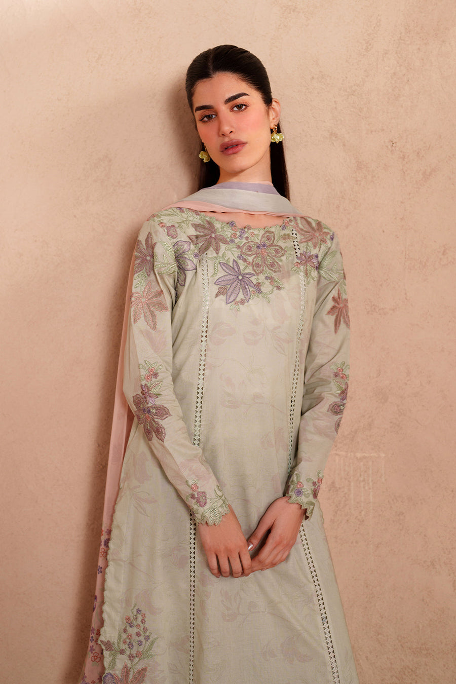 IZNIK Eid Lawn Unstitched Embroidered 3Pc Suit EL-09