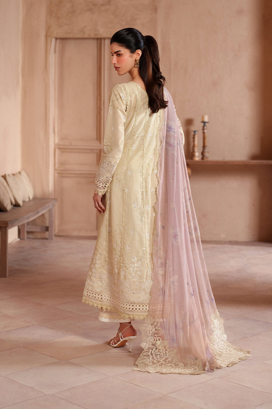 IZNIK Eid Lawn Unstitched Embroidered 3Pc Suit EL-10