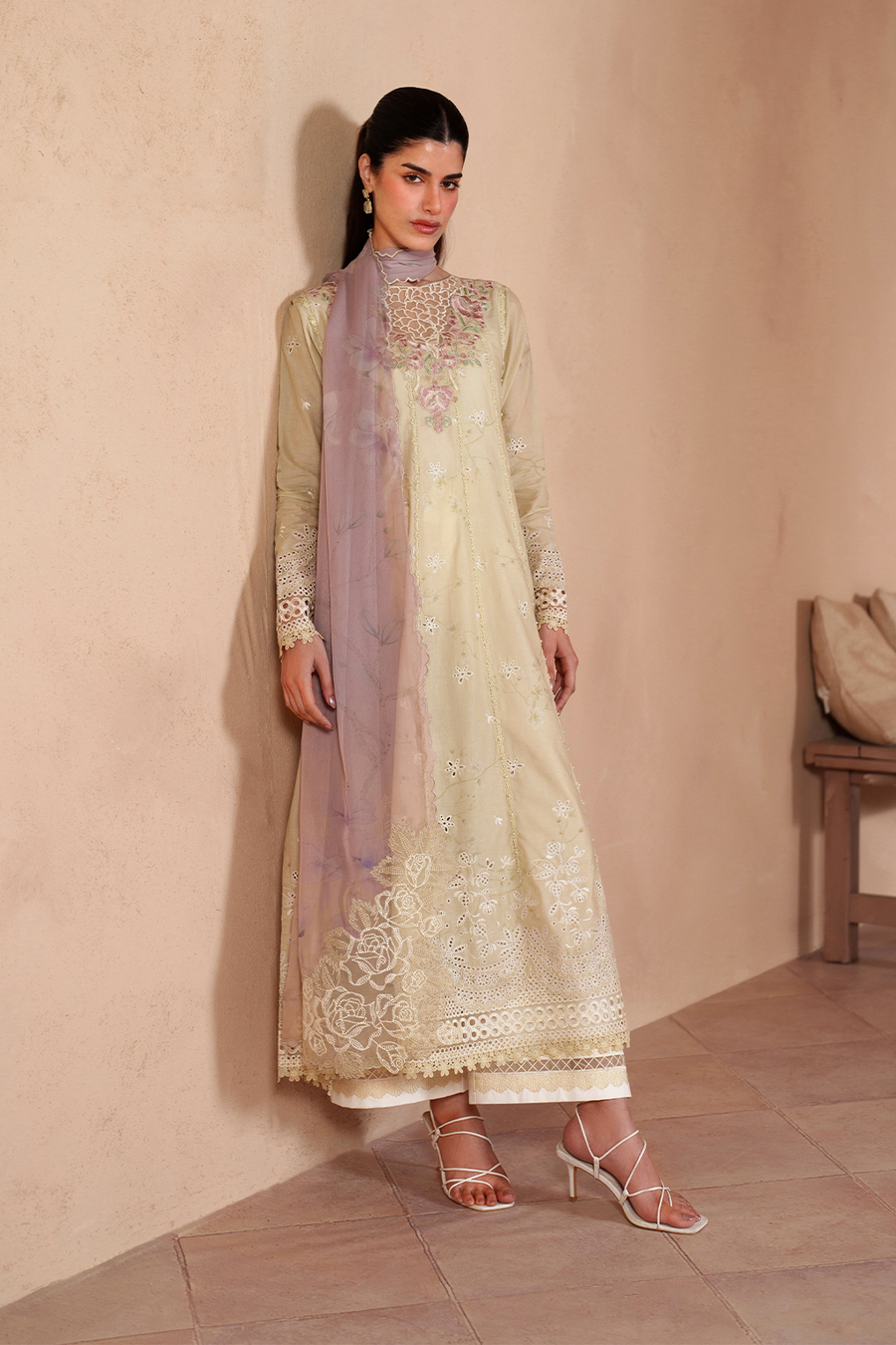IZNIK Eid Lawn Unstitched Embroidered 3Pc Suit EL-10