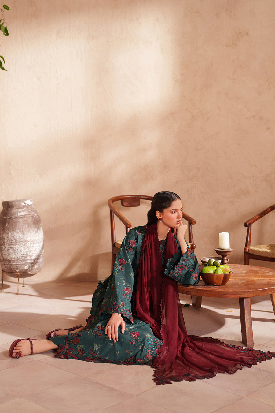 IZNIK Eid Lawn Unstitched Embroidered 3Pc Suit EL-11