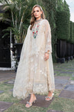 Maria.B Luxury Eid Lawn Unstitched Embroidered 3Pc Suit EL-23-01-Cream