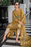 Maria.B Luxury Eid Lawn Unstitched Embroidered 3Pc Suit EL-23-06-Mustard