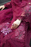 Maria.B Luxury Eid Lawn Unstitched Embroidered 3Pc Suit EL-23-09-Magenta