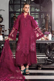Maria.B Luxury Eid Lawn Unstitched Embroidered 3Pc Suit EL-23-09-Magenta