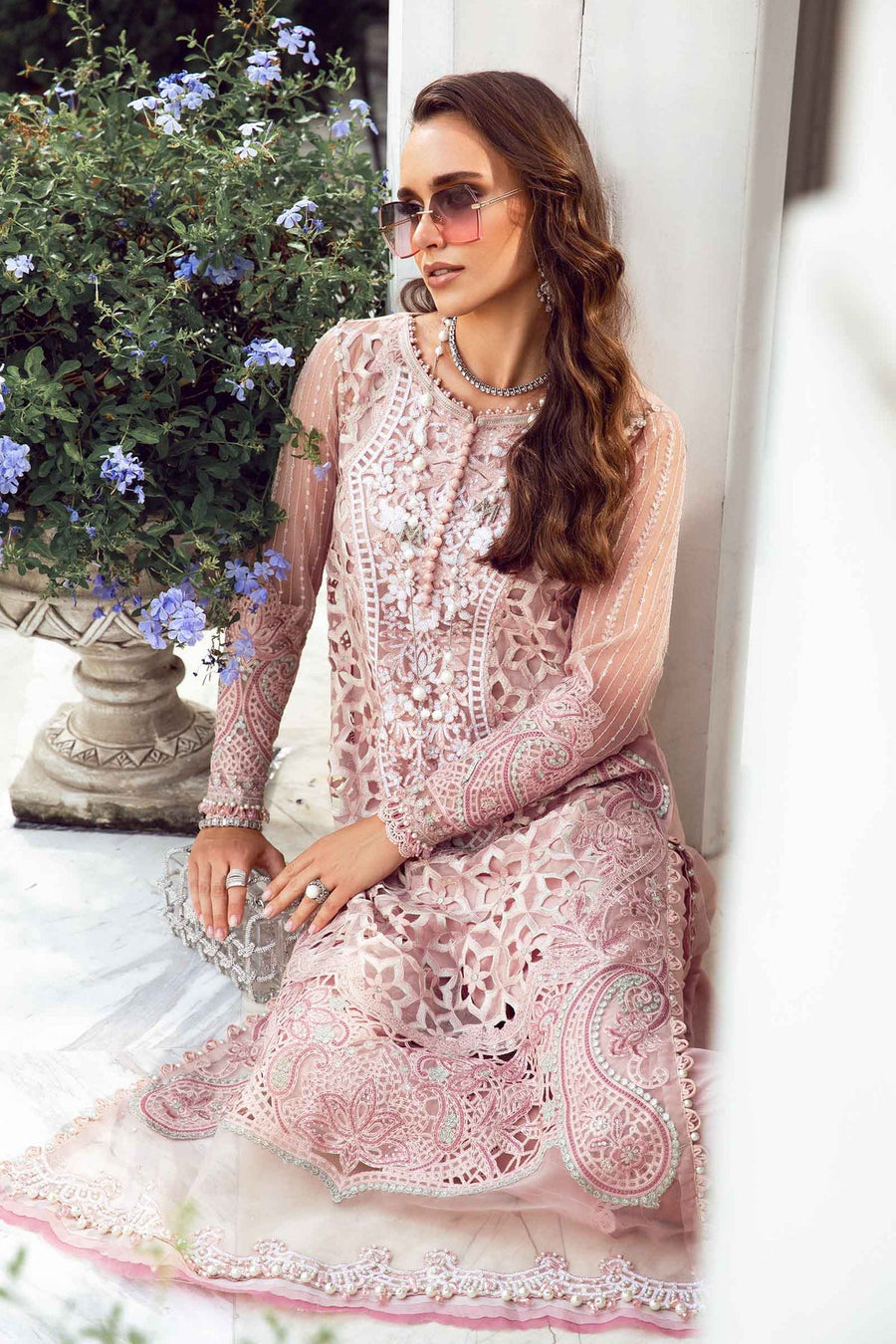 Maria.B Embroidered Luxury Lawn Unstitched 3Pc Suit EL-24-06