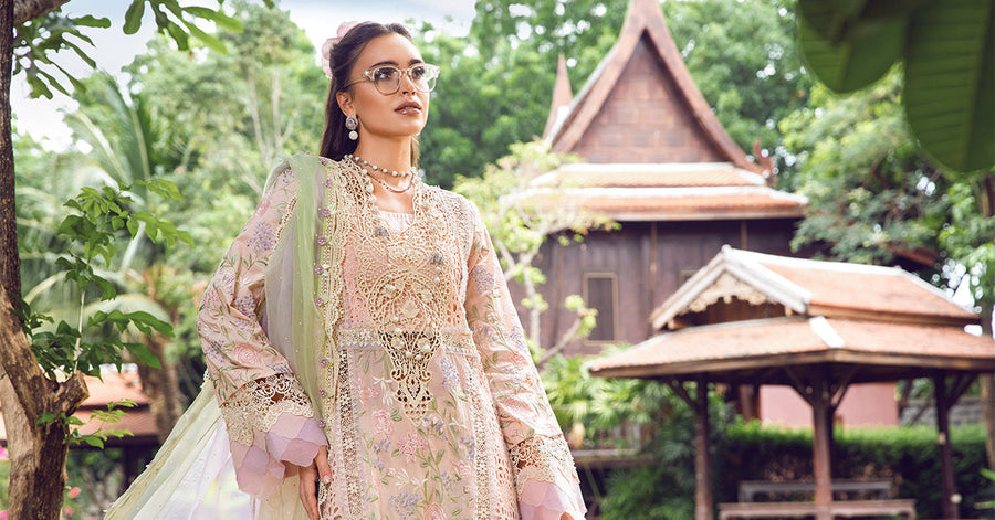 Maria.B Embroidered Luxury Lawn Unstitched 3Pc Suit EL-24-07