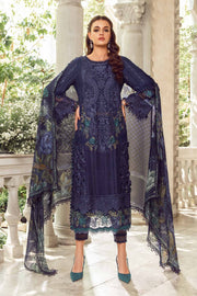 Maria.B Embroidered Luxury Lawn Unstitched 3Pc Suit EL-24-09