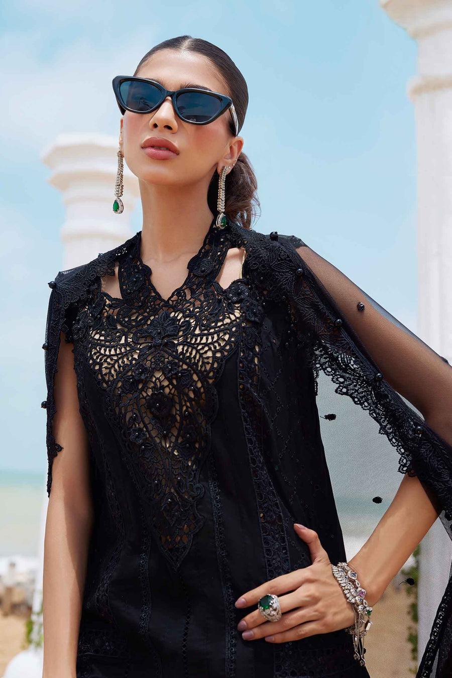 Maria.B Embroidered Lawn Unstitched 3Pc Suit EL-25-01