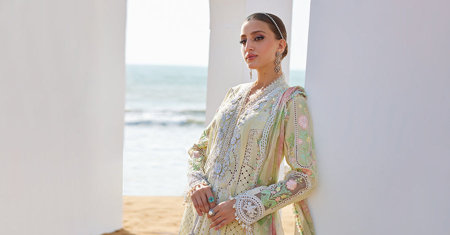 Maria.B Embroidered Lawn Unstitched 3Pc Suit EL-25-04