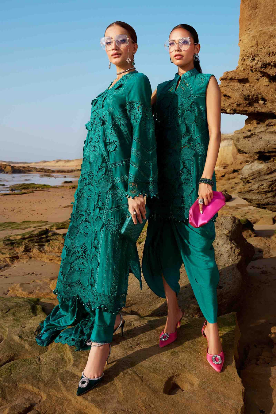 Maria.B Embroidered Lawn Unstitched 3Pc Suit EL-25-05