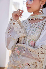 Maria.B Embroidered Lawn Unstitched 3Pc Suit EL-25-07