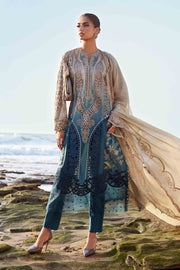 Maria.B Embroidered Lawn Unstitched 3Pc Suit EL-25-08