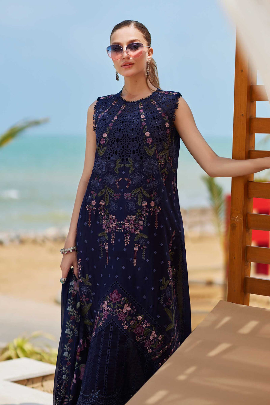 Maria.B Embroidered Lawn Unstitched 3Pc Suit EL-25-10