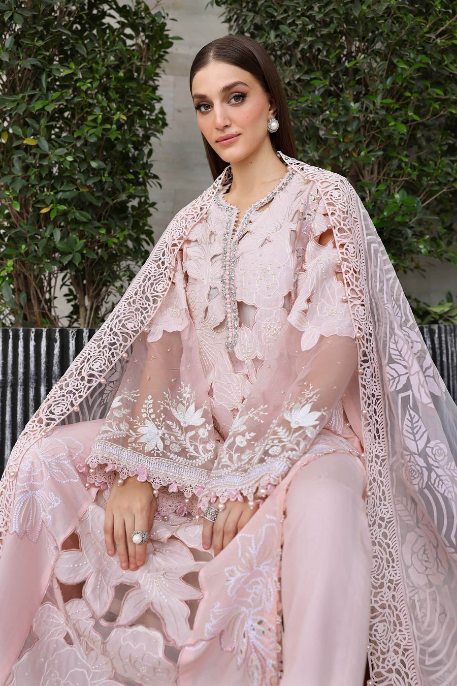 Maria.B Luxury Lawn Eid-2 Unstitched Embroidered 3Pc Suit EL-26-02