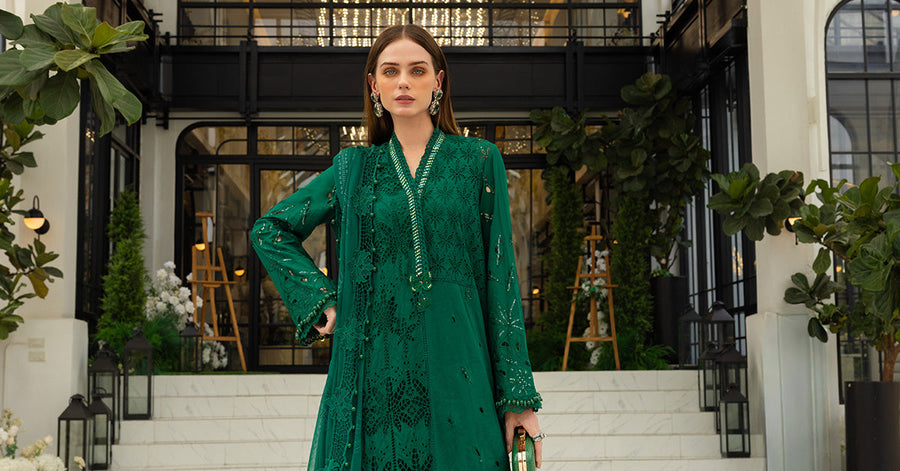 Maria.B Luxury Lawn Eid-2 Unstitched Embroidered 3Pc Suit EL-26-04