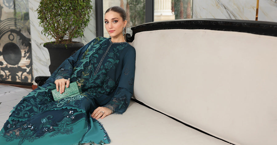 Maria.B Luxury Lawn Eid-2 Unstitched Embroidered 3Pc Suit EL-26-06