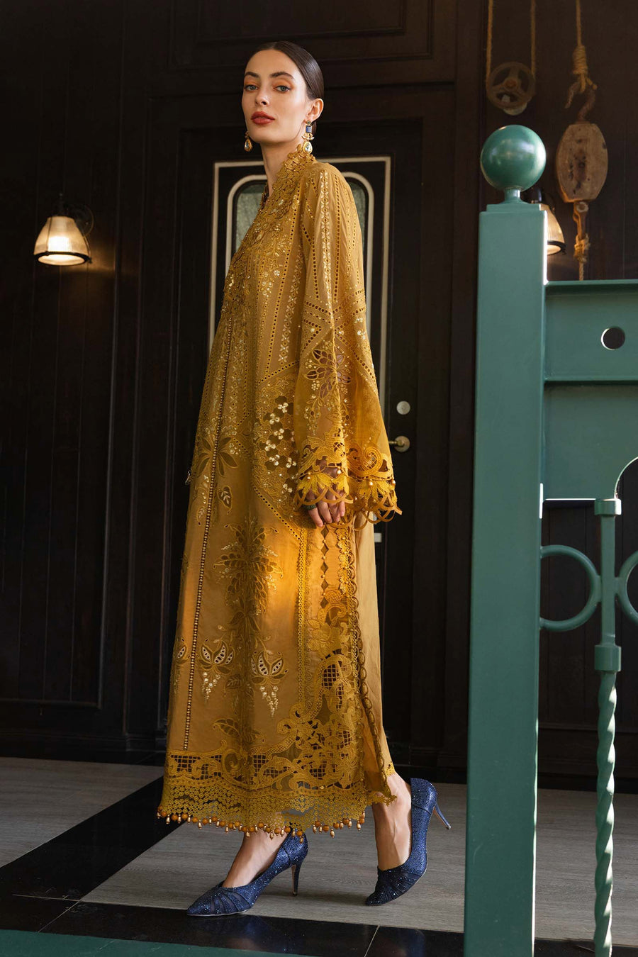 Maria.B Luxury Lawn Eid-2 Unstitched Embroidered 3Pc Suit EL-26-07