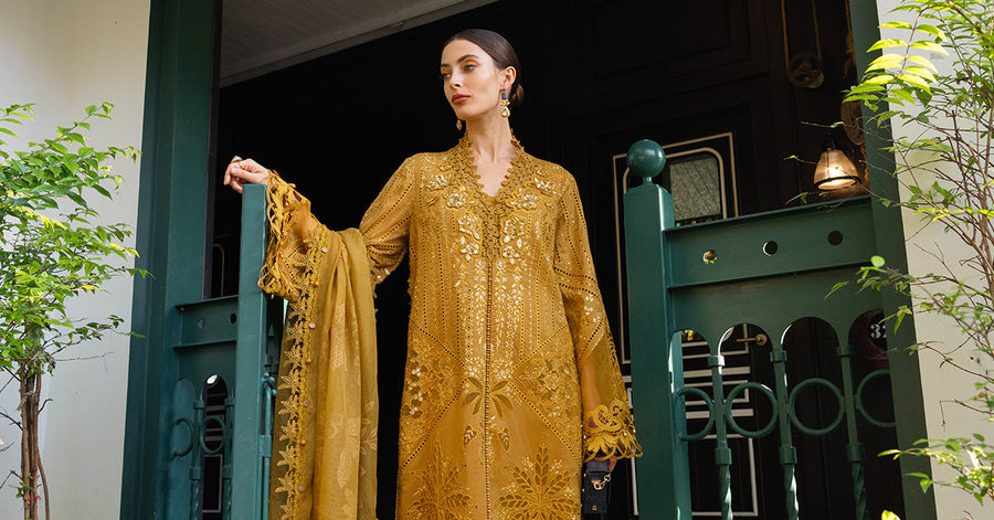 Maria.B Luxury Lawn Eid-2 Unstitched Embroidered 3Pc Suit EL-26-07