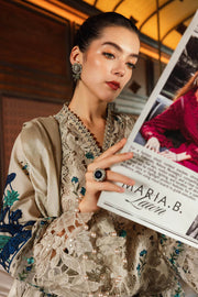 Maria.B Luxury Lawn Eid-2 Unstitched Embroidered 3Pc Suit EL-26-08