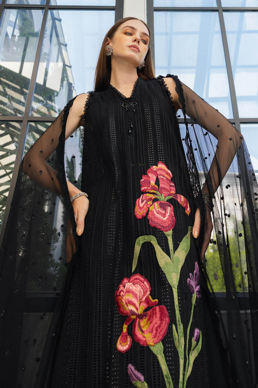 Maria.B Luxury Lawn Eid-2 Unstitched Embroidered 3Pc Suit EL-26-10