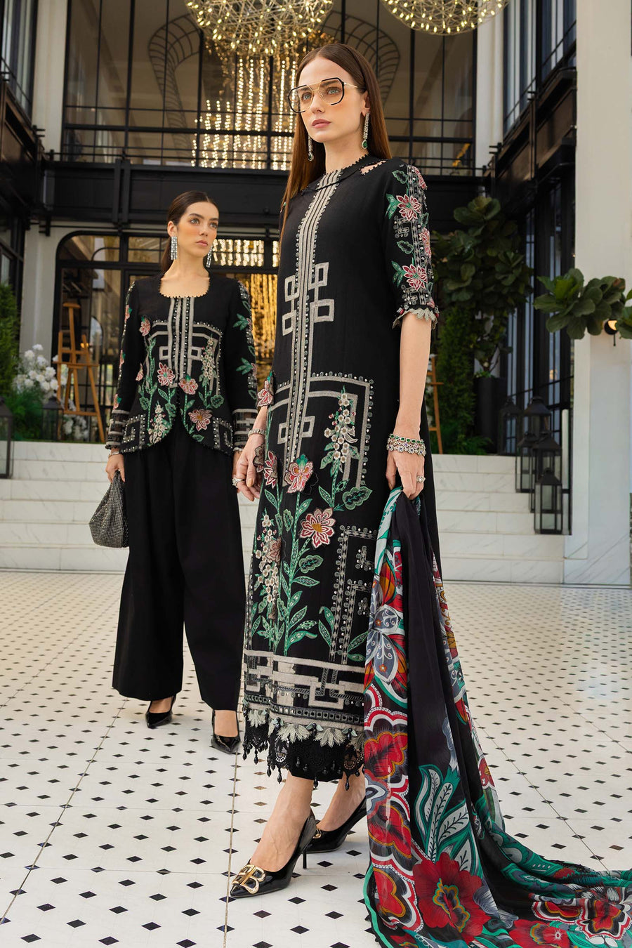 Maria.B Luxury Lawn Eid-2 Unstitched Embroidered 3Pc Suit EL-26-11