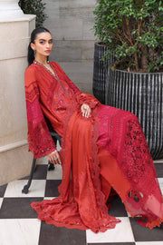 Maria.B Luxury Lawn Eid-2 Unstitched Embroidered 3Pc Suit EL-26-13