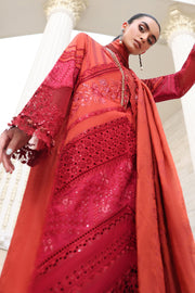 Maria.B Luxury Lawn Eid-2 Unstitched Embroidered 3Pc Suit EL-26-13