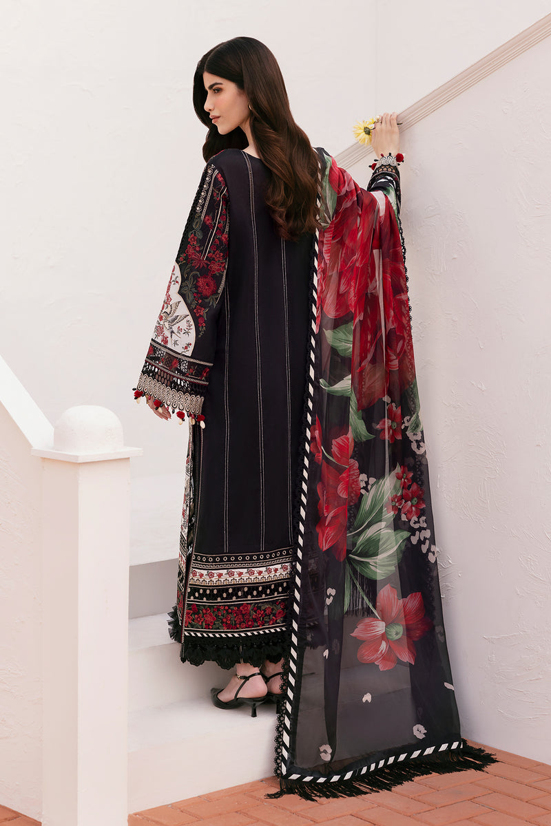Baroque Eid Lawn Unstitched Embroidered 3Pc Suit BEL-25-D01
