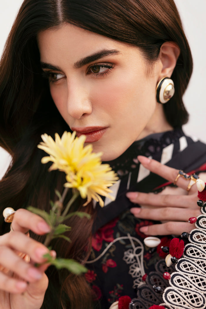 Baroque Eid Lawn Unstitched Embroidered 3Pc Suit BEL-25-D01