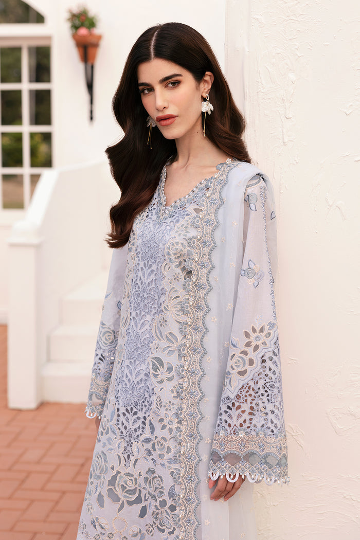 Baroque Eid Lawn Unstitched Embroidered 3Pc Suit BEL-25-D02